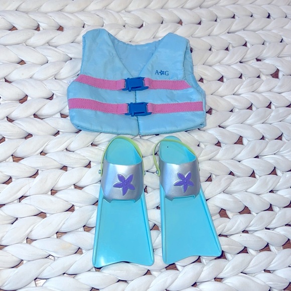 American Girl | Toys | American Girl Life Vest And Flippers Doll | Poshmark